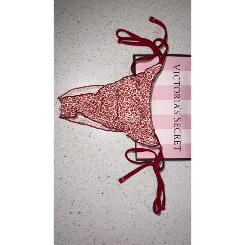 NWT Victoria’s Secret PINK by Frankies Bikinis Reign Thong Bikini Bottom Size L